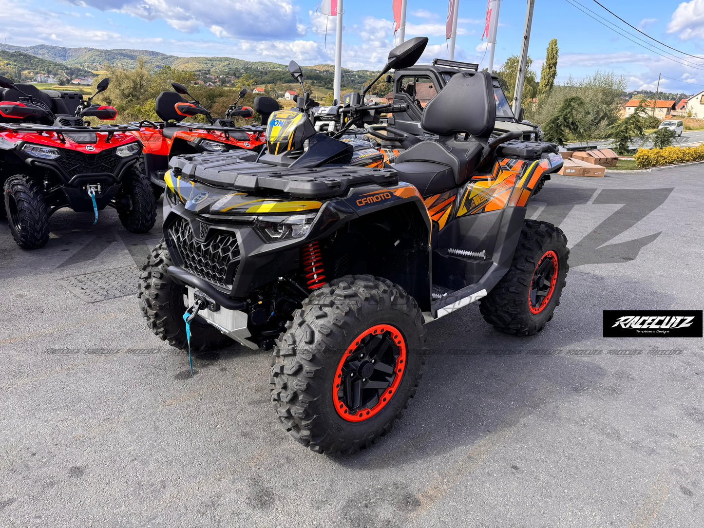 CFMOTO CFORCE 850 & 1000 TOURING/PREMIUM 2024-2025 TEMPLATE