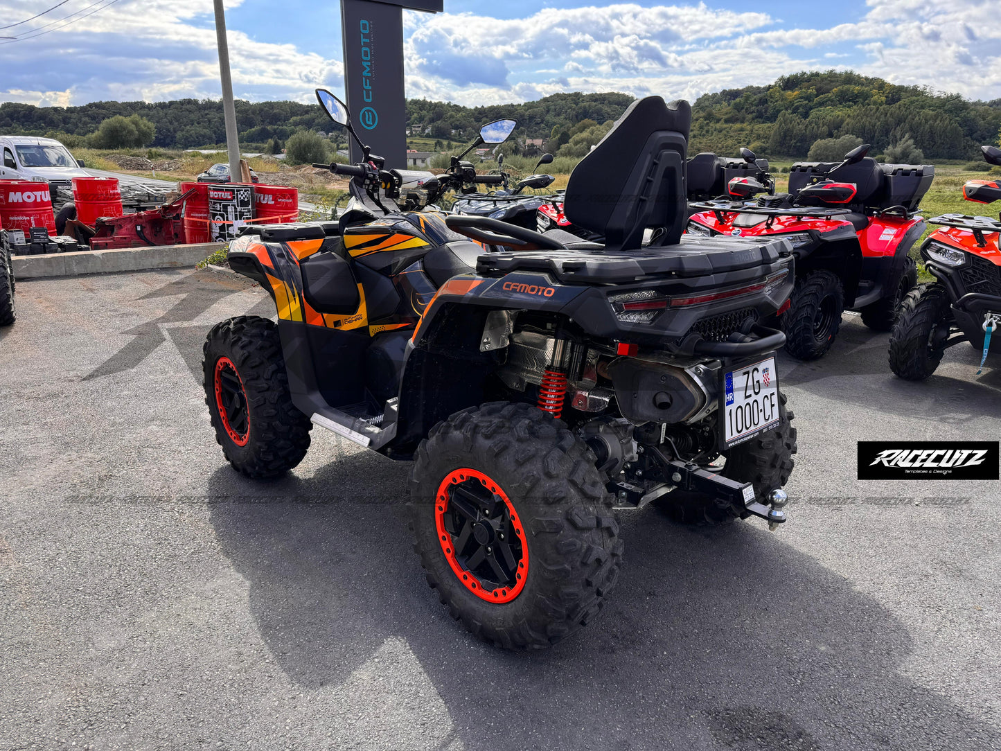 CFMOTO CFORCE 850 & 1000 TOURING/PREMIUM 2024-2025 TEMPLATE