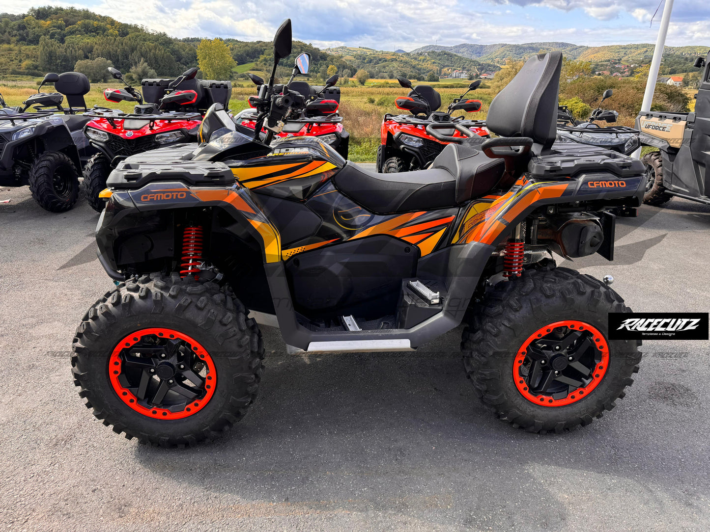 CFMOTO CFORCE 850 & 1000 TOURING/PREMIUM 2024-2025 TEMPLATE