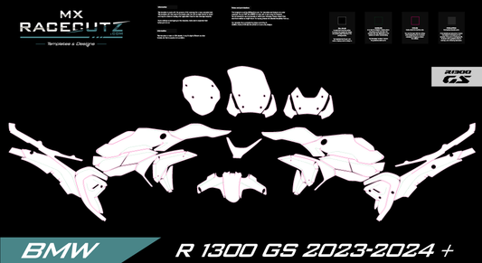 BMW R 1300 GS 2023-2025 TEMPLATE