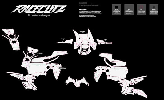 BMW R 1300 GS ADVENTURE 2024-2025 TEMPLATE