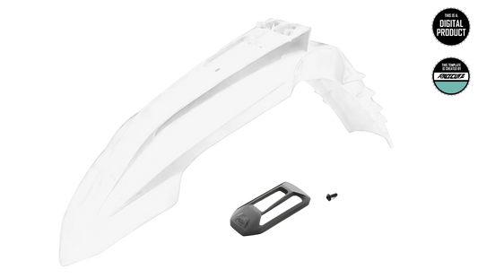 KTM 2023+ FRONT FENDER WITH CONNECTIVITY UNIT GPS TEMPLATE