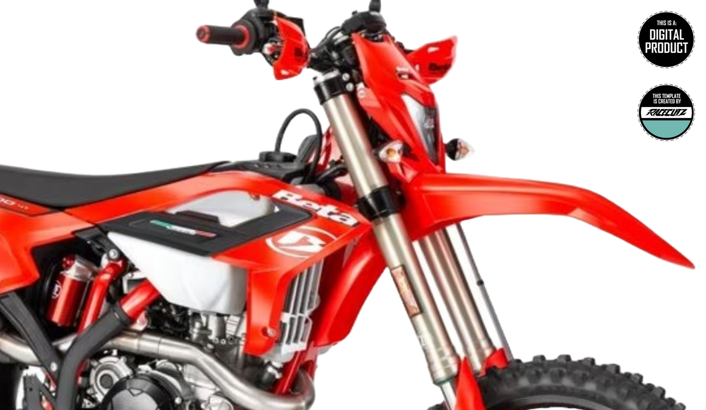 BETA RR-S 2022-2024 - HEADLIGHT MASK TEMPLATE