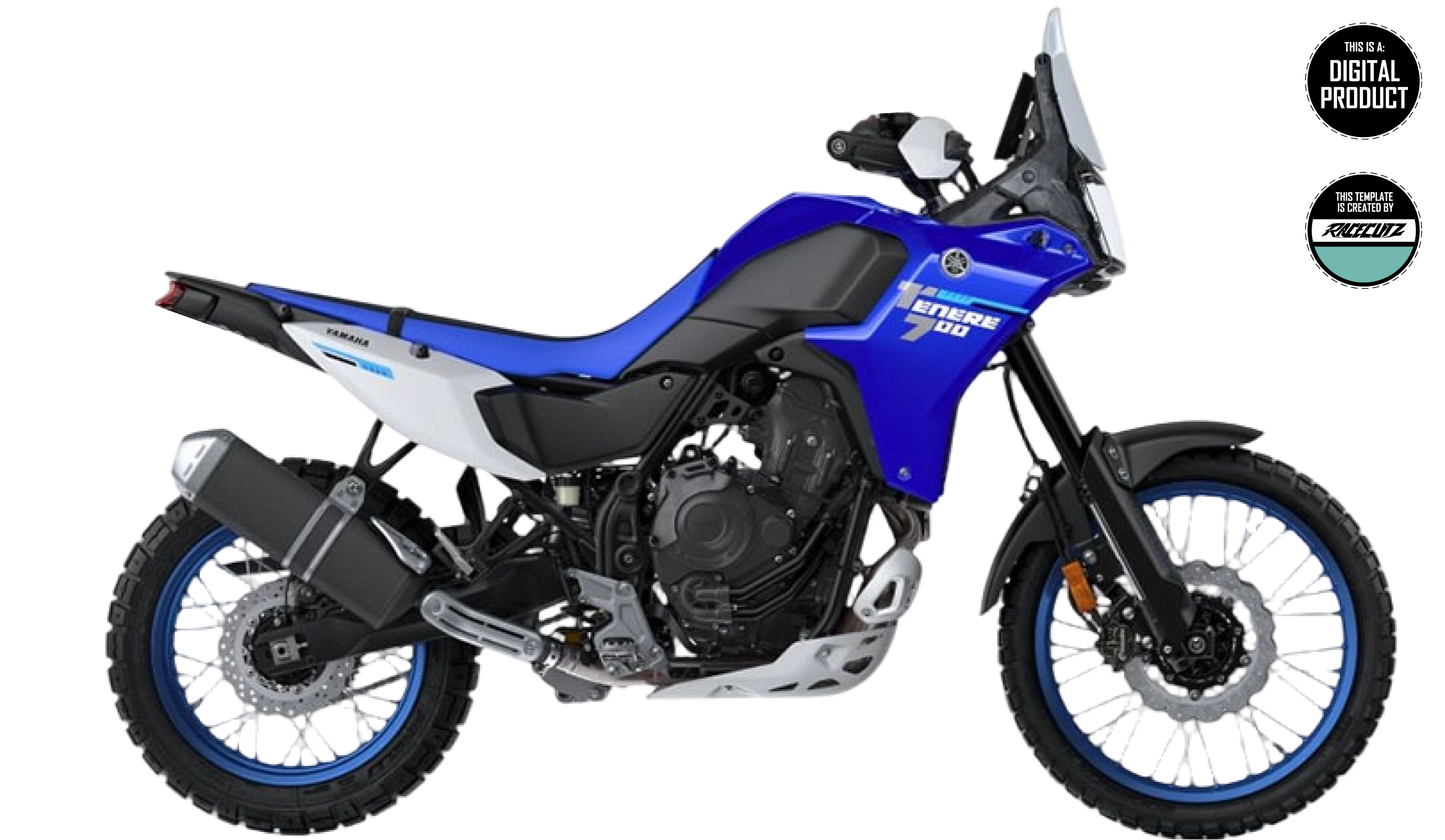 YAMAHA TENERE 700 2025 TEMPLATE