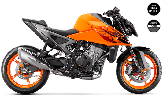 KTM DUKE 990 2024-2025 TEMPLATE