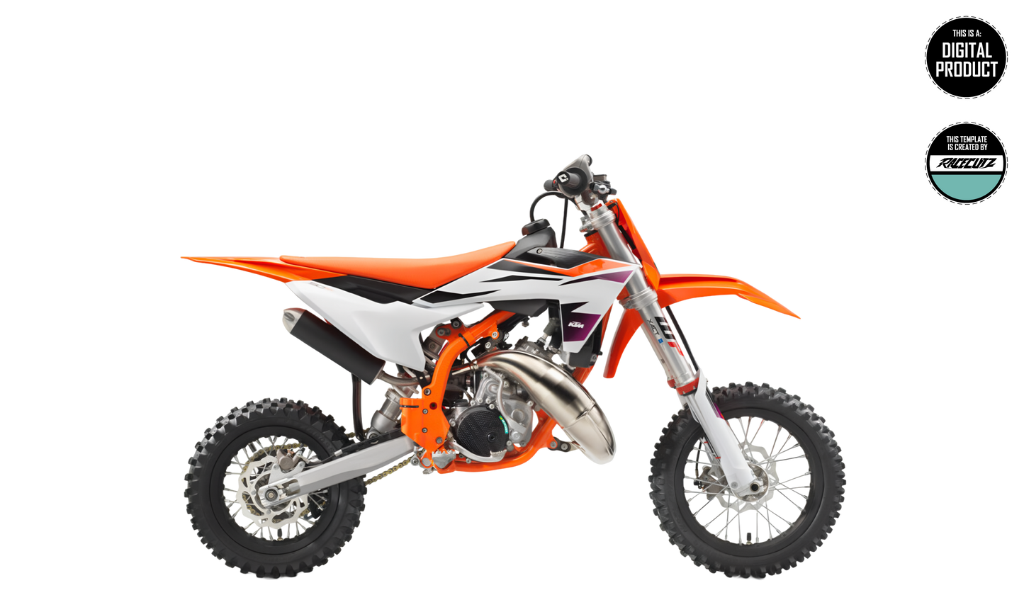 KTM SX 50 2024-2025 & SX-E3 2025 & SX-E5 2025 TEMPLATE