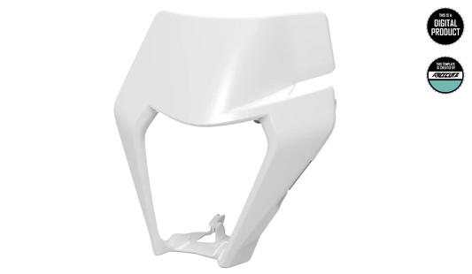 KTM EXC 2020-2023 HEADLIGHT MASK TEMPLATE