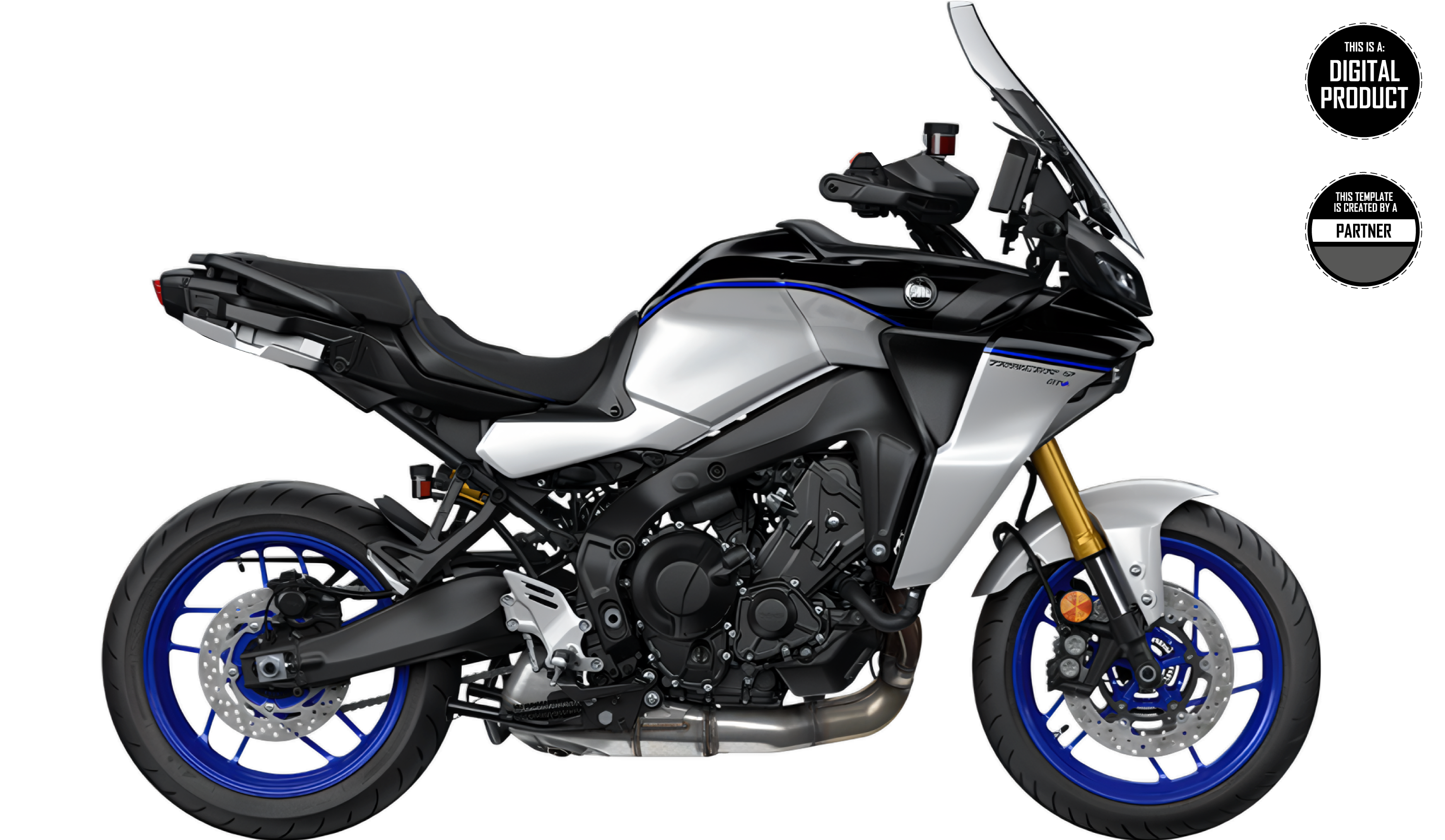 YAMAHA TRACER GT 2021-2024 TEMPLATE – RaceCutz - Main Image