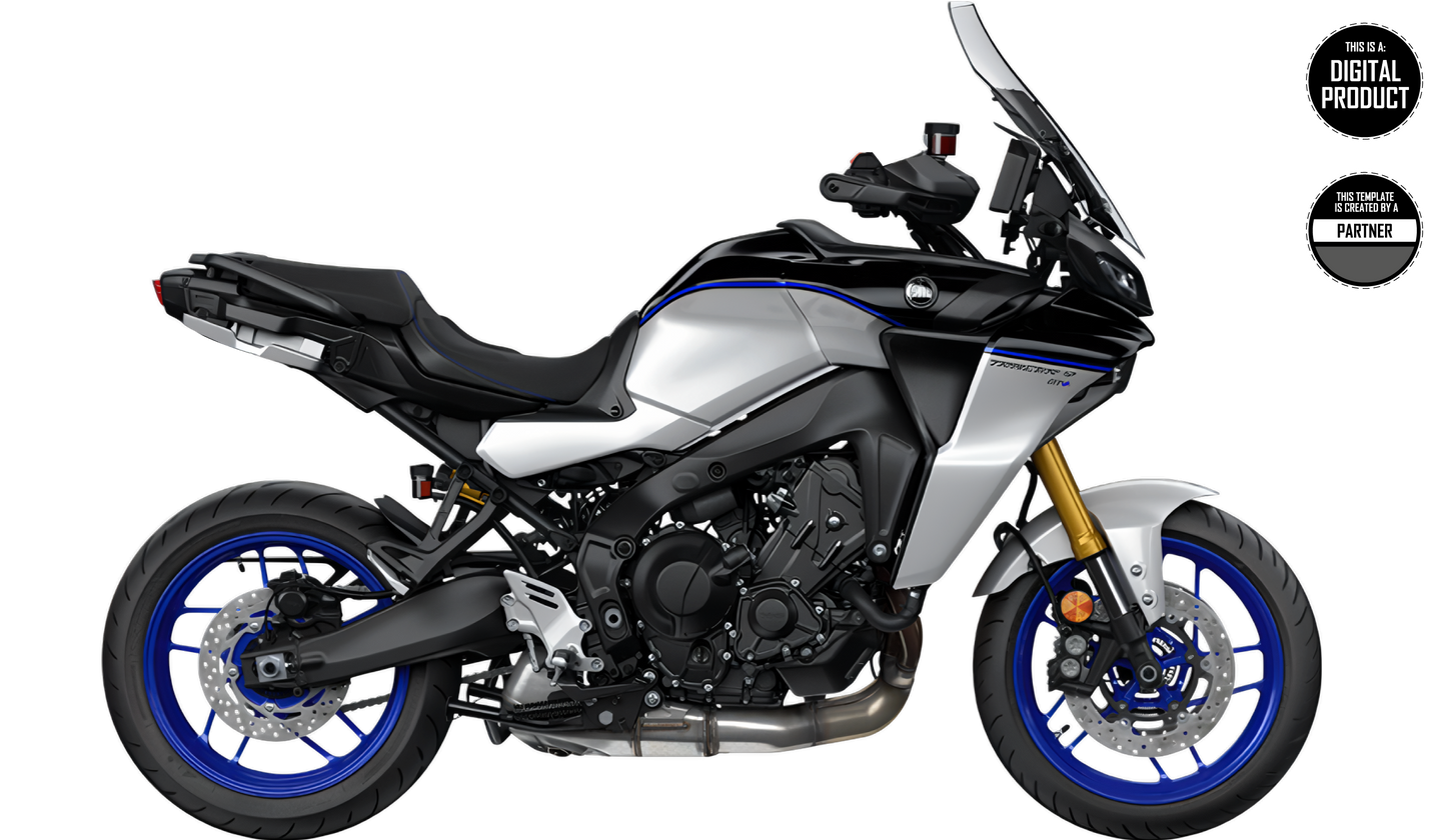 YAMAHA TRACER 9 GT 2021-2024 TEMPLATE