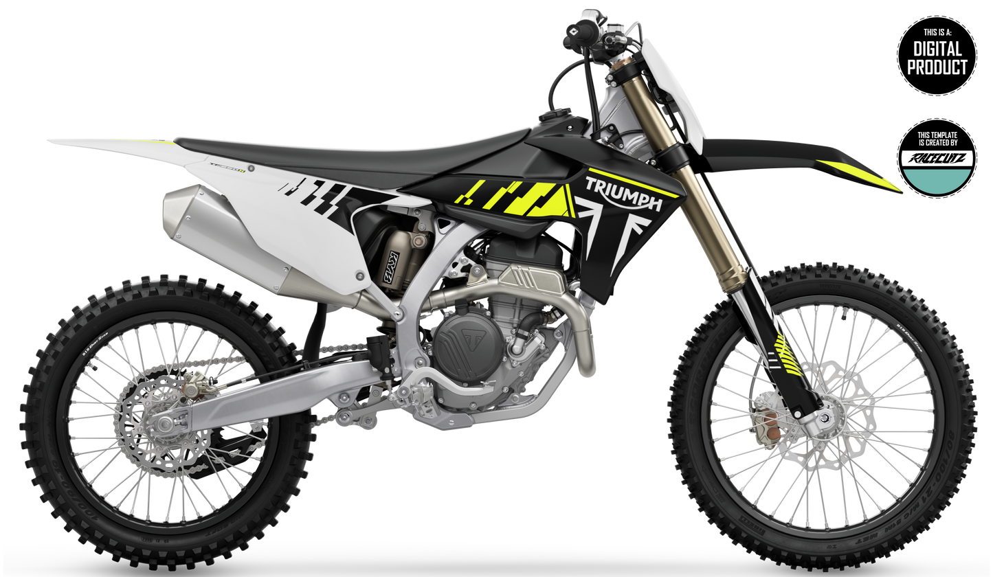 TRIUMPH TF 250-X 2024-2025 - FRAME TEMPLATE