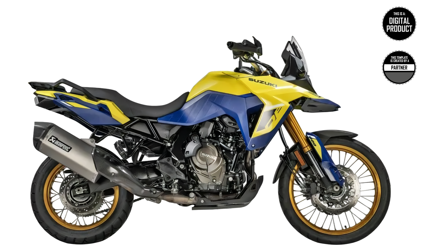 SUZUKI V-STORM DL 800 DE & RE TEMPLATE