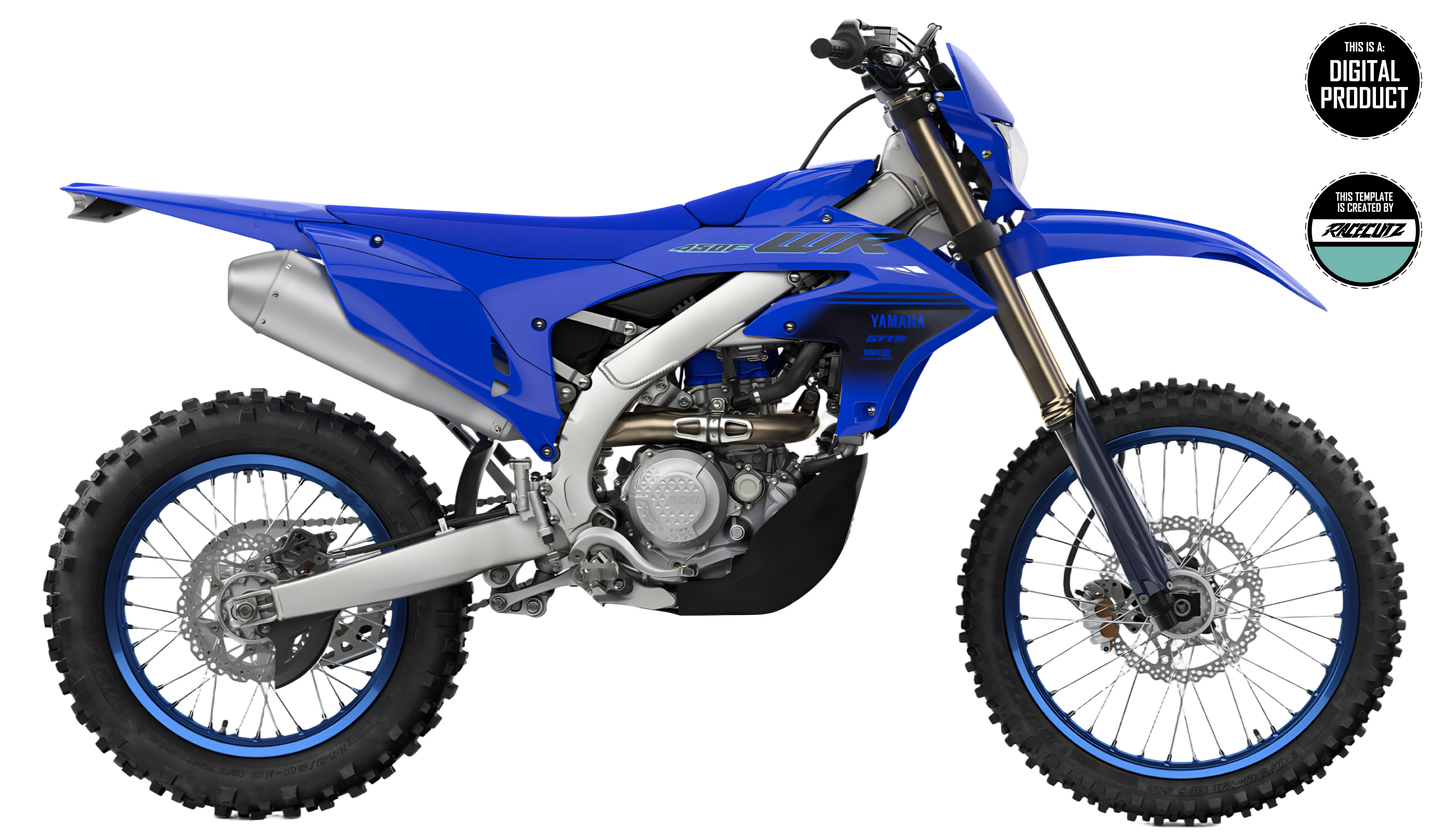 YAMAHA WR 250F 2025 & WR450F 2024-2025 TEMPLATE