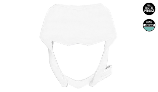 YAMAHA WR 250 2020+ & WR 450 2019+ HEADLIGHT MASK TEMPLATE