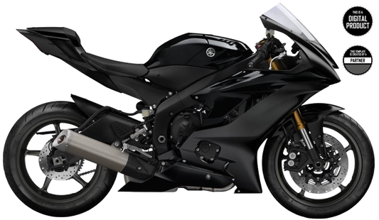 YAMAHA R6 2017-2024 MAC RACING PLASTICS TEMPLATE