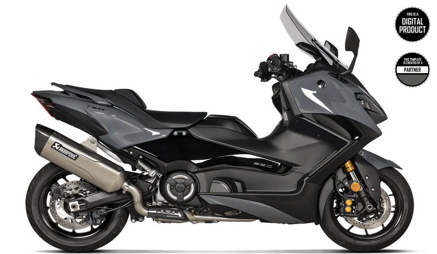 YAMAHA - TMAX 560 2022 - 2024 TEMPLATE