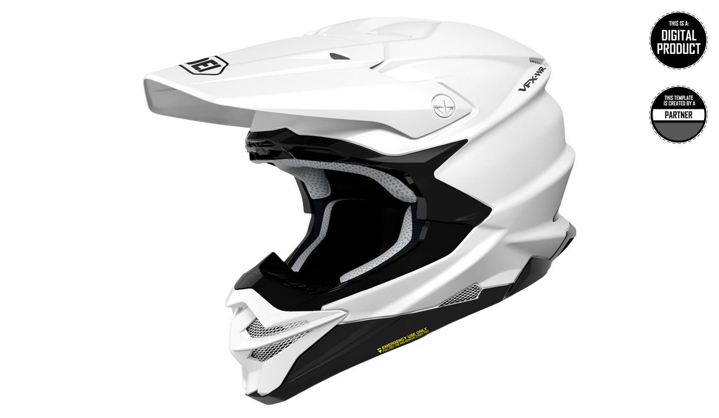 SHOEI VFX-WR - SIZE XLARGE & XXLARGE TEMPLATE