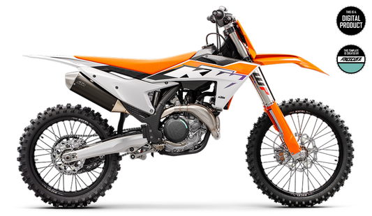 KTM SX-SXF 2023+ & EXC 2024+ - FRAME GUARDS TEMPLATE