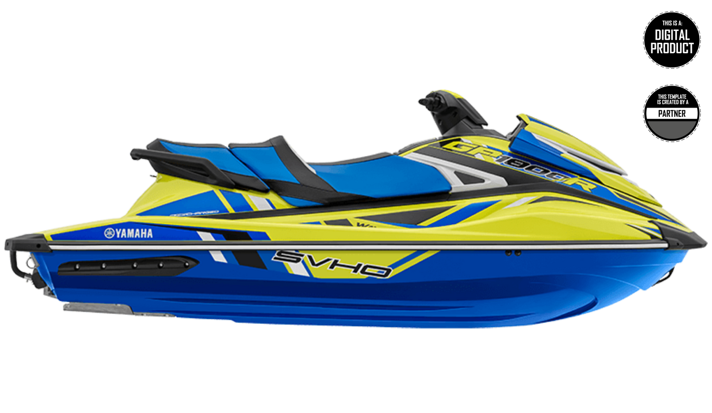 YAMAHA GP 1800 SVHO WAVERUNNER 2016-2020 TEMPLATE