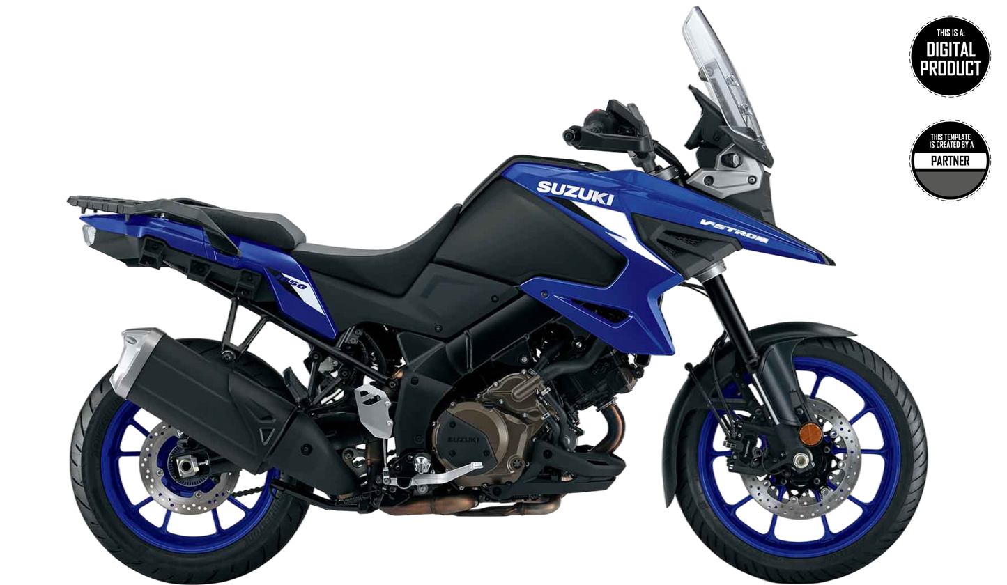 SUZUKI V-STORM DL 1050 DE & RE 2020-2025 TEMPLATE