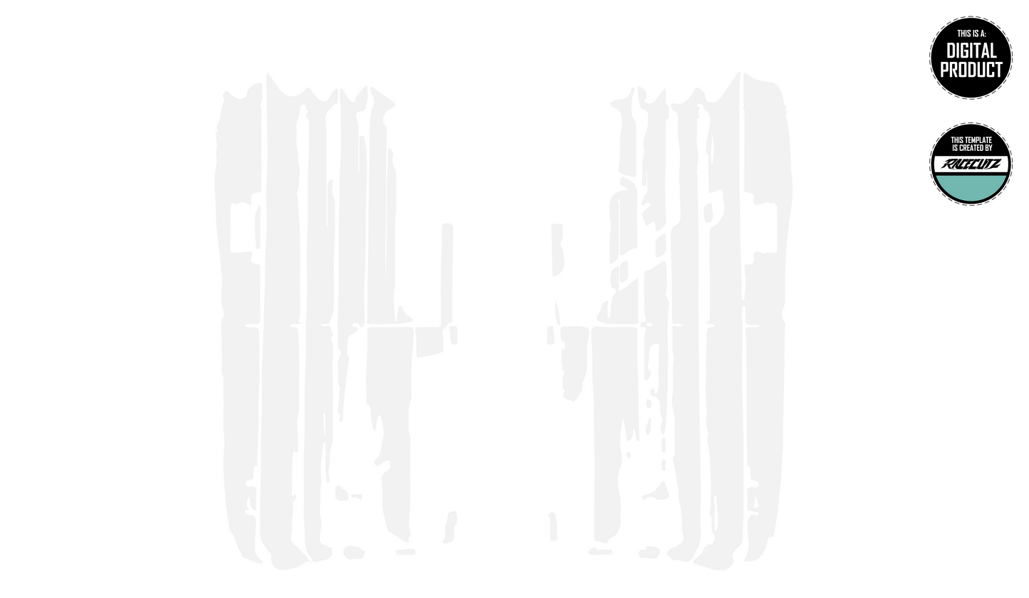 YAMAHA YZF 250 2024+ & 450 2023+ & Fantic XXF 450 2023-2025 & XXF 250 2025 RADIATOR GUARDS TEMPLATE