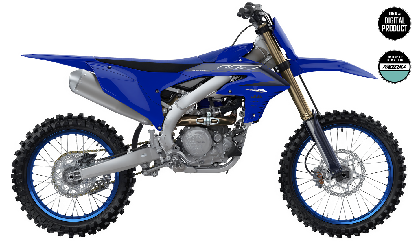 YAMAHA YZF 250 2024+ & 450 2023+ & Fantic XXF 450 2023+ FRAME TEMPLATE