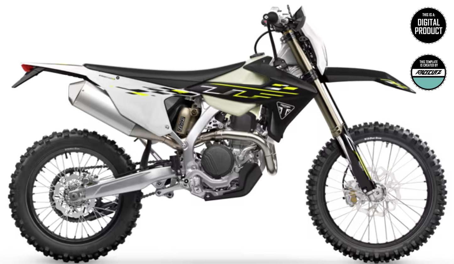 TRIUMPH TF 250-E 2025 & TF 450-E 2025 TEMPLATE