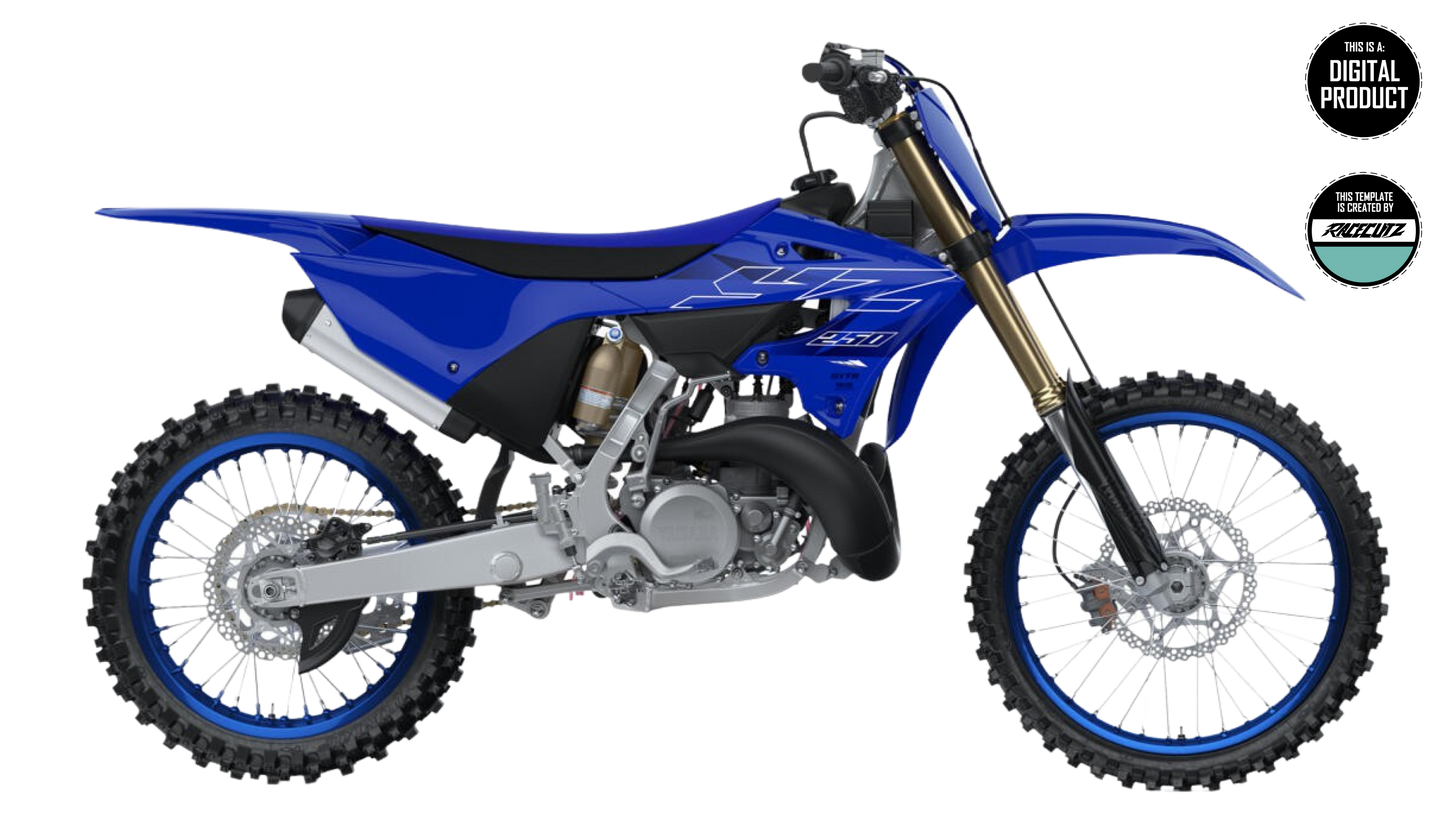 YAMAHA YZ 125&250 2022-2024 - FRAME TEMPLATE