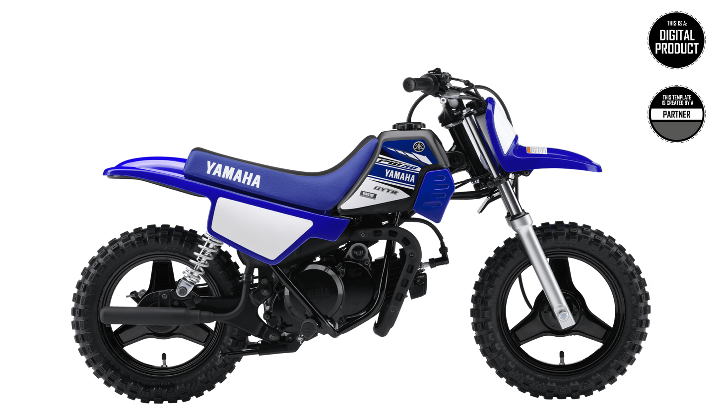 YAMAHA PW 50 1996-2023+ TEMPLATE