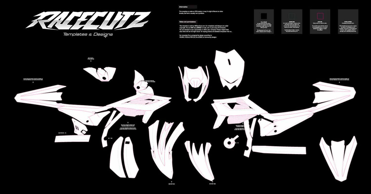BETA RR 125 4T LC 2021-2024 TEMPLATE