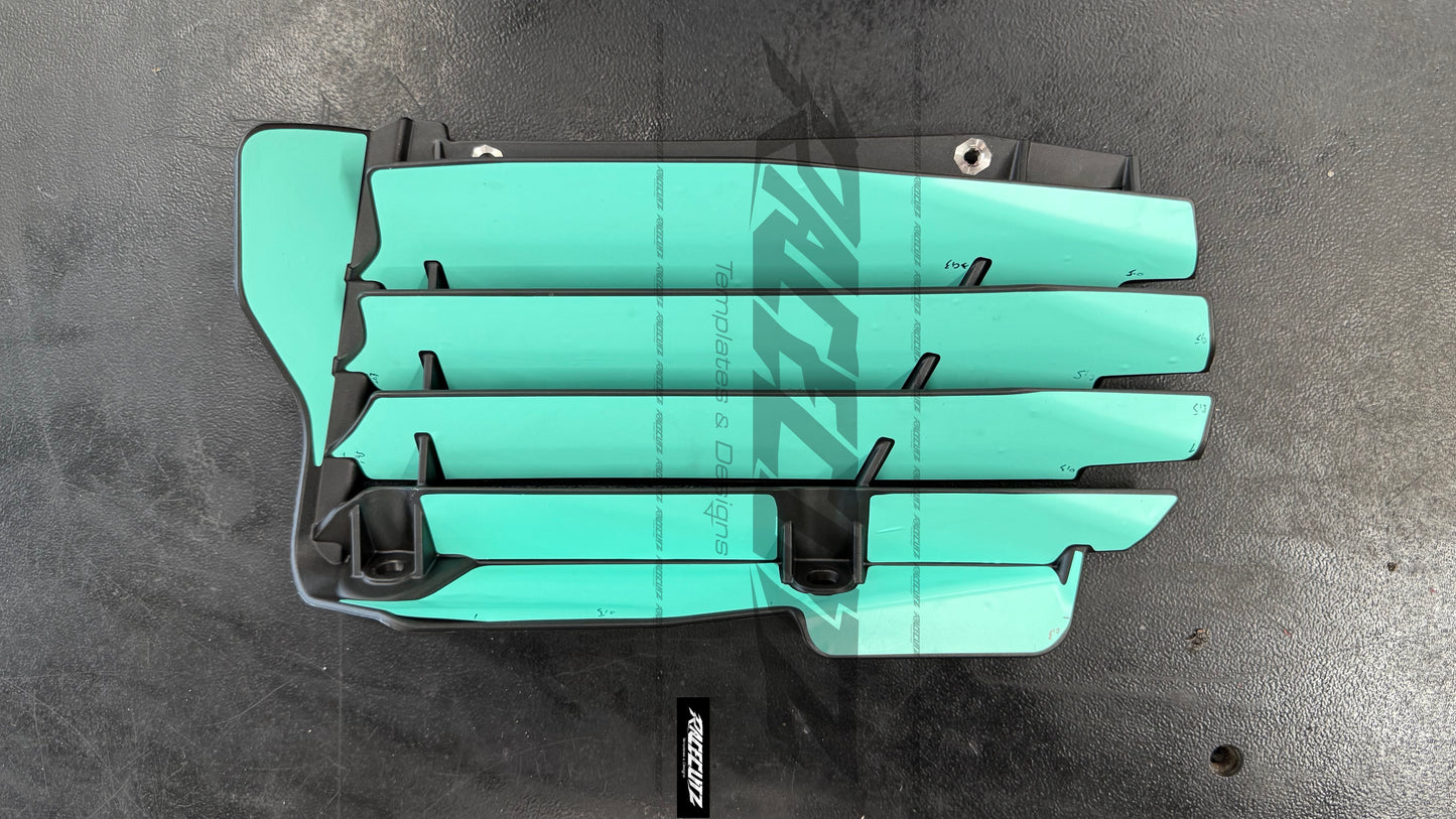 DUCATI DESMO 450 MX 2026 - RADIATOR GUARDS TEMPLATE