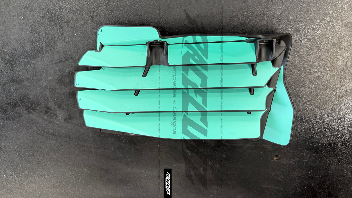 DUCATI DESMO 450 MX 2026 - RADIATOR GUARDS TEMPLATE