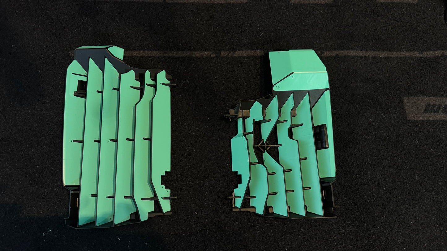 SUZUKI DR-Z4S & SM 2025 - RADIATOR GUARDS TEMPLATE