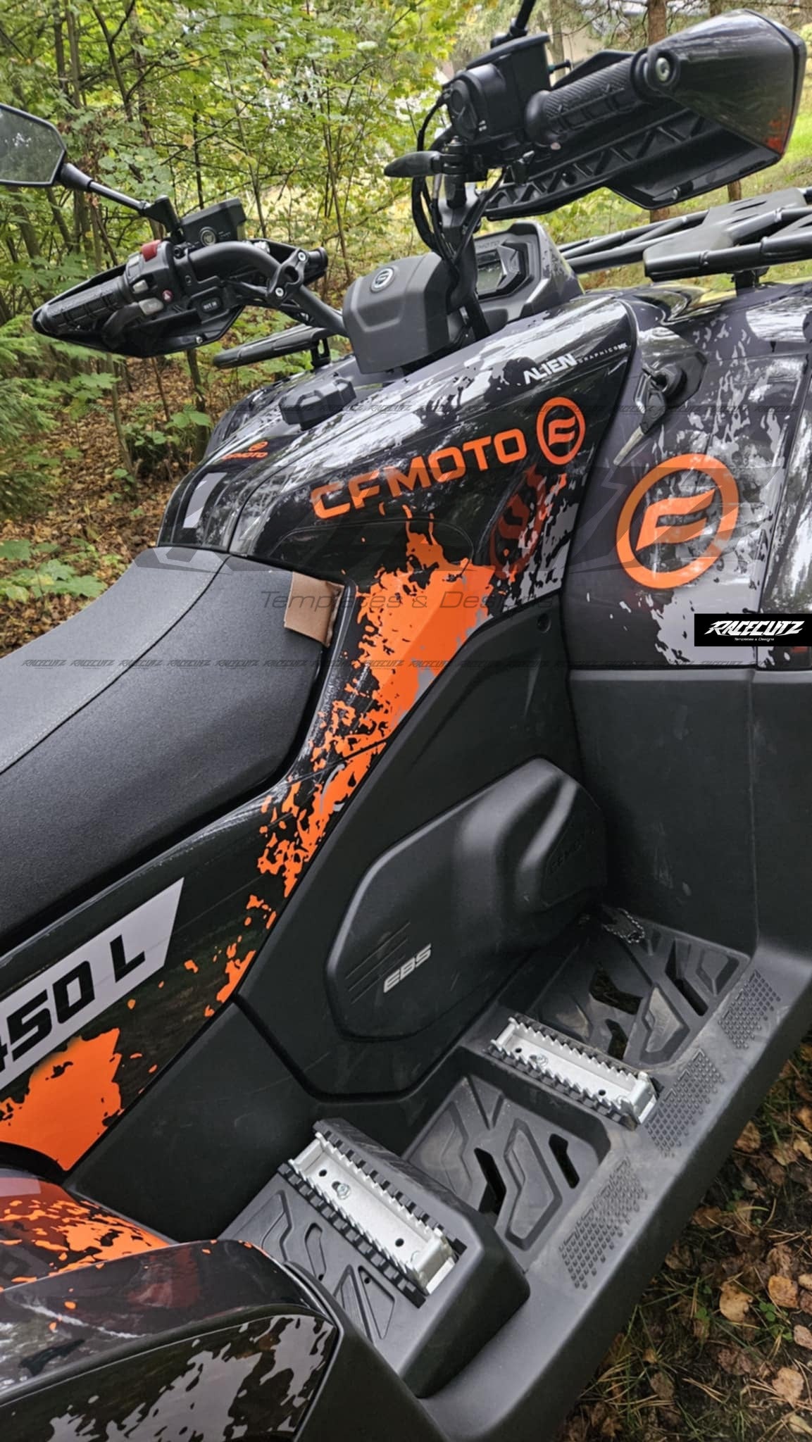CFMOTO CFORCE 400+450+500+520 2022-2025 TEMPLATE