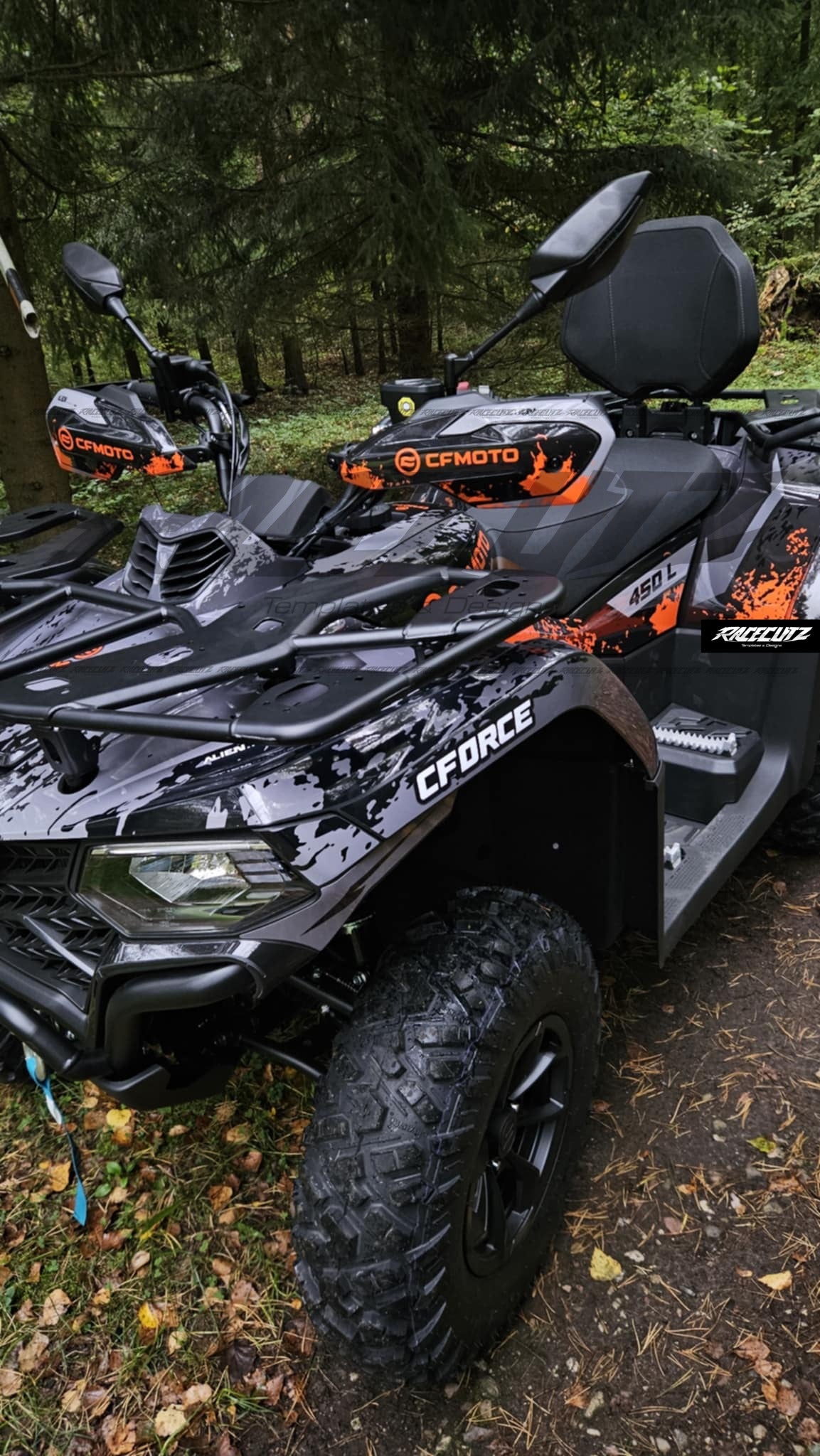 CFMOTO CFORCE 400+450+500+520 2022-2025 TEMPLATE