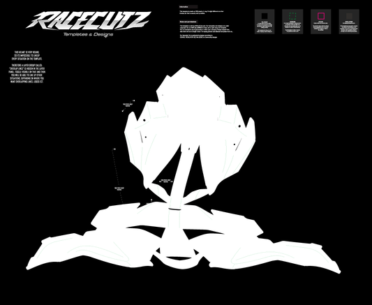 AIROH STRYCKER - SIZE MEDIUM TEMPLATE