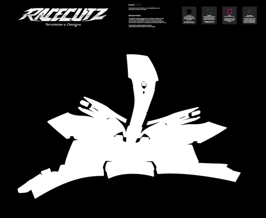 ARAI RX7V EVO - SIZE LARGE & XLARGE & XXLARGE TEMPLATE