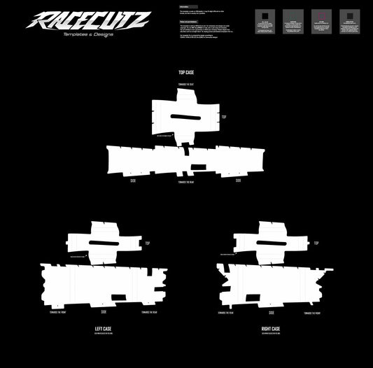 CFMOTO 450 MT + 700 MT + 800 MT + 800 MT-X PANNIERS TEMPLATE
