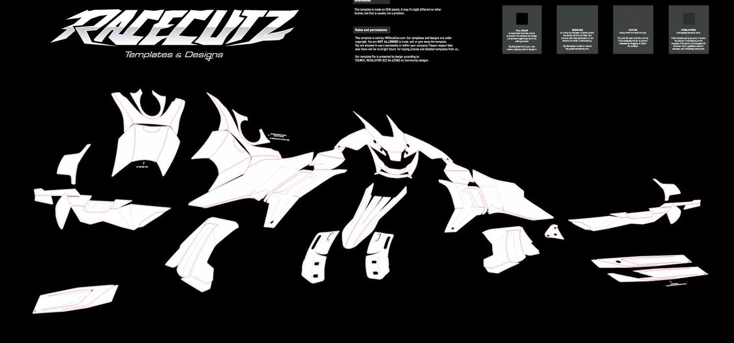 CFMOTO 800 MT-X 2025 TEMPLATE