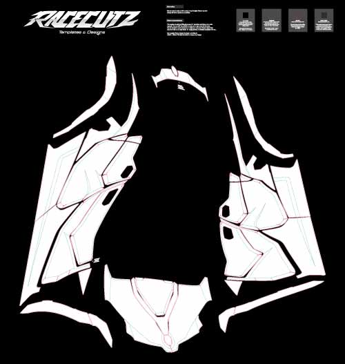 CFMOTO ZFORCE 950 SPORT 4 SEATER 2024-2025 TEMPLATE