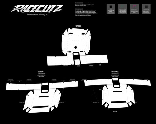 CAN-AM SPYDER CANYON 2025 PANNIERS TEMPLATE