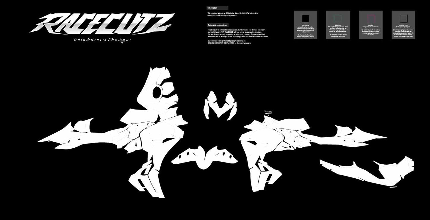 DUCATI STREETFIGHTER 890 V2 2025 TEMPLATE