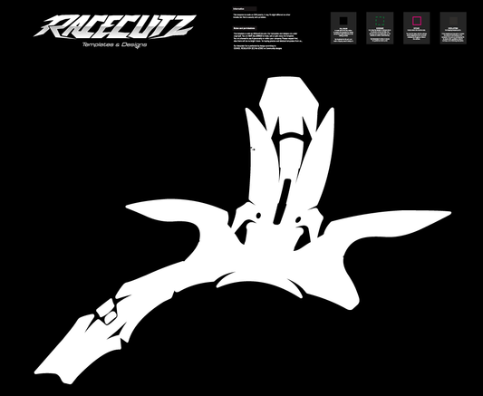 HJC RPHA MAX EVO - SIZE XSMALL & SMALL TEMPLATE