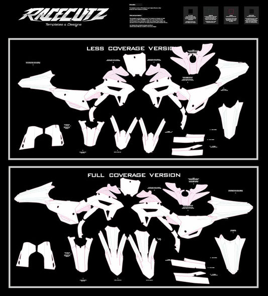 Honda CRF 250 RX 2022-2024 & CRF 450 RX 2021-2024 TEMPLATE