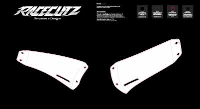 HONDA NT 1100 2022-2024 & NC 750 2021-2024 & X-ADV 750 & FORZA 750 PANNIERS TEMPLATE