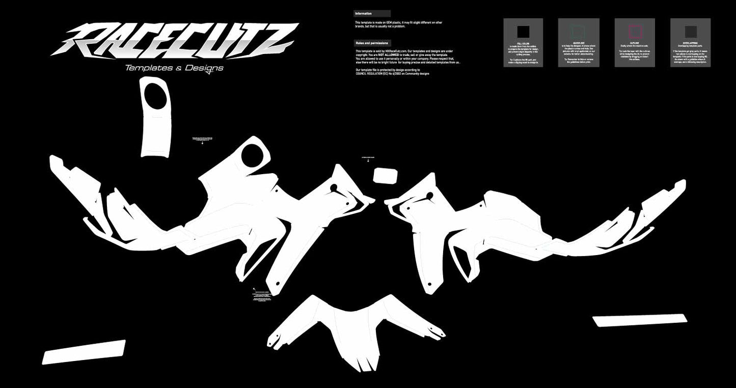 HONDA TRANSALP 750 2023-2025 TEMPLATE