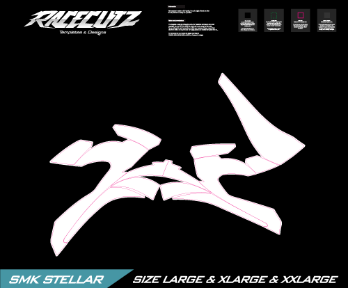 SMK STELLAR - SIZE LARGE & XLARGE & XXLARGE TEMPLATE