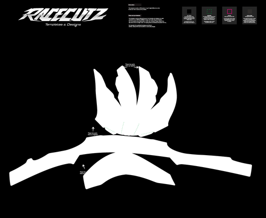 SHOEI NXR 1 - SIZE MEDIUM TEMPLATE