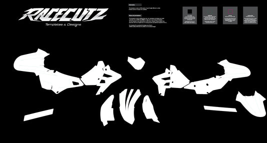 SUZUKI DRZ 400 2021-2024 POLISPORT RESTYLE TEMPLATE