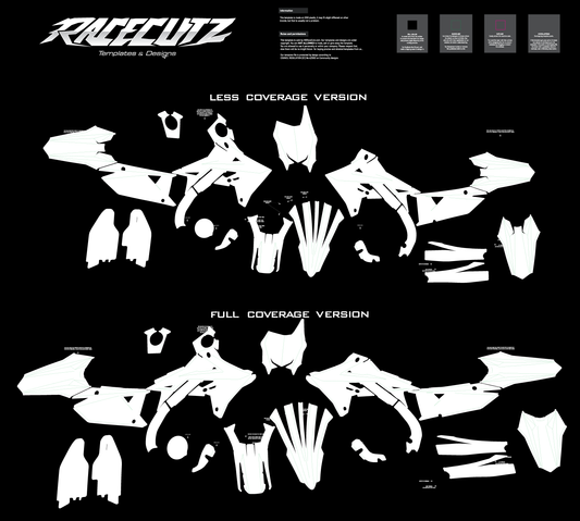 SUZUKI RM-Z 250 2019-2026 & 450 2018-2026 TEMPLATE