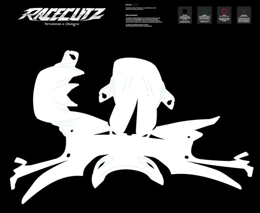 TROY LEE DESIGNS SE4 - SIZE MEDIUM & LARGE TEMPLATE